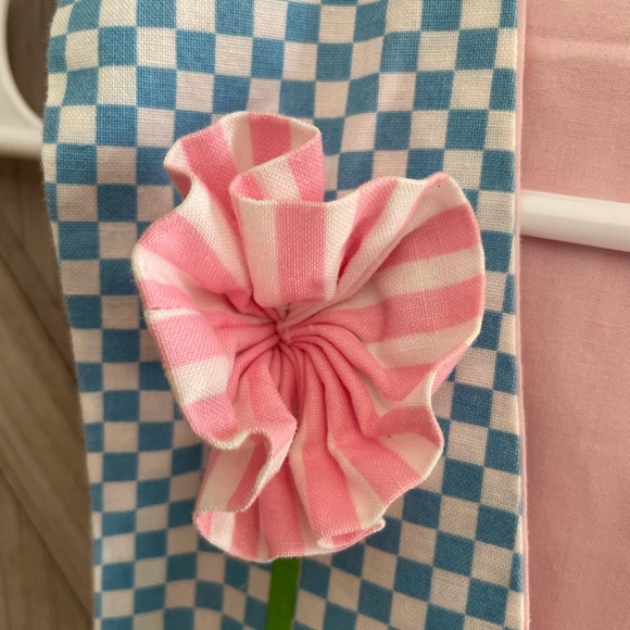 Vintage 80s Easter vest and bunny ears. Handmade. Perfect for egg hunts, teacher - Picture 2 of 7